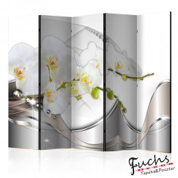 ArtGeist sp. z o o. Paraván - Pearl Dance of Orchids II [Room Dividers]