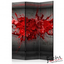 ArtGeist sp. z o o. Paraván - Red Ink Blot [Room Dividers]