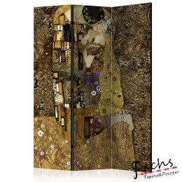 ArtGeist sp. z o o. Paraván - Golden Kiss [Room Dividers]