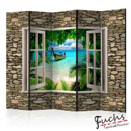 ArtGeist sp. z o o. Paraván - Tropical Beach II [Room Dividers]