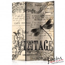 ArtGeist sp. z o o. Paraván - Vintage Correspondence [Room Dividers]