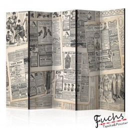 ArtGeist sp. z o o. Paraván - Vintage Newspapers II [Room Dividers]