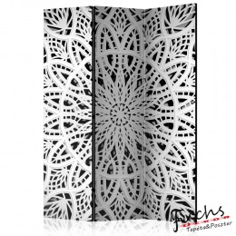 ArtGeist sp. z o o. Paraván - White Mandala [Room Dividers]