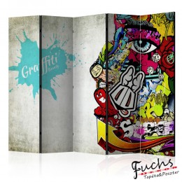 ArtGeist sp. z o o. Paraván - Graffiti Beauty [Room Dividers]