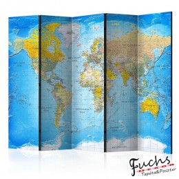 ArtGeist sp. z o o. Paraván - World Classic Map [Room Dividers]