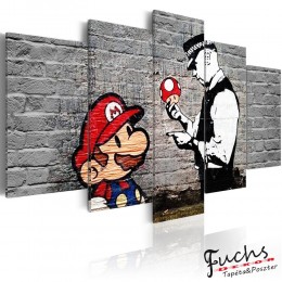 ArtGeist sp. z o o. Kép - Super Mario Mushroom Cop (Banksy)