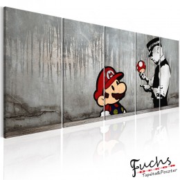 ArtGeist sp. z o o. Kép - Mario Bros on Concrete