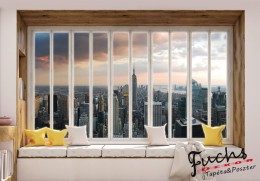 Consalnet New Yorkra néző ablak poszter, fotótapéta 10667 több méretben, alapanyagban