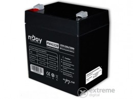 NJOY PW4122 (12V/4.5Ah, T1/F1, zárt, gondozás mentes, AGM) akkumulátor