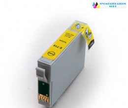 Utángyártott Epson T0714/894 sárga tintapatron v6.0 chipes