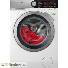AEG L8FEC68S Ökomix elöltöltős mosógép|8 kg|1600f/p|ökoinverter|gőz|LCD