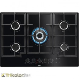 AEG HKB75540NB Beépíthető gáz főzőlap|75 cm