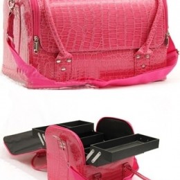 Körmös táska Kerekített pink (6001)