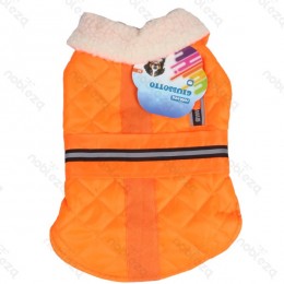 Enyhén vízlepergető kabát narancssárga 30cm háthossz