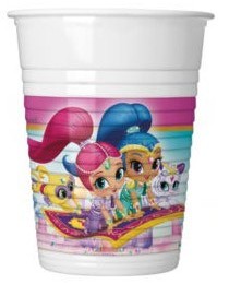 Shimmer és Shine party pohár 8 db-os 200ml