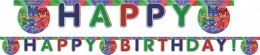 Pizsihősök Happy Birthday felirat 200cm