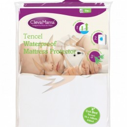 ClevaMama tencel matracvédő gumis lepedő 70*140