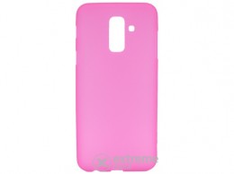 GIGAPACK telefonvédő gumi/szilikon tok Samsung Galaxy A6+ (2018) SM-A605F készülékhez, rózsaszín