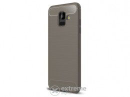 GIGAPACK telefonvédő gumi/szilikon tok Samsung Galaxy A6 (2018) SM-A600F készülékhez, szürke