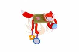 LORELLI Toys plüss babakocsi játék - róka