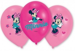 Minnie Disney léggömb lufi happy 6 db-os