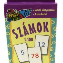 Oktató kártya - Számok