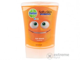 DETTOL Kids Érintés nélküli antibakteriális kézmosó utántöltő grapefruit illattal, 5x250 ml