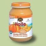 Holle bio bébiétel, sütőtök-csirkehús 190 g