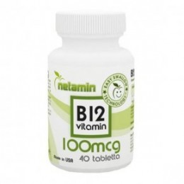 Netamin B12-vitamin tabletta, 40 db
