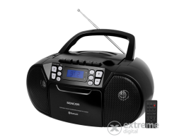 SENCOR SPT 3907 B Hordozható Bluetooth CD-s rádió MP3/SD/USB/AUX