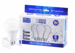 Optonica PRÉMIUM LED IZZÓ 3db csomag / E27 / 15W /65x120mm/nappali fehér/ SP1734