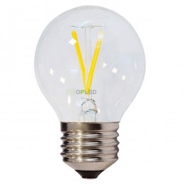 LED Filament Izzó E27 G45 /2W/200lm/2700K/meleg fehér/SP1866