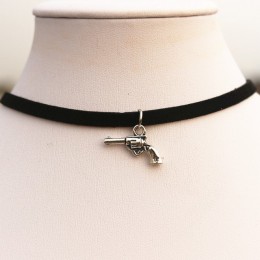 Női bőtszíj choker nyaklánc