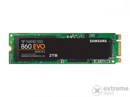 Samsung 860 EVO 2TB SATA M.2 (2280) belső Solid State Drive (SSD) (MZ-N6E2T0)