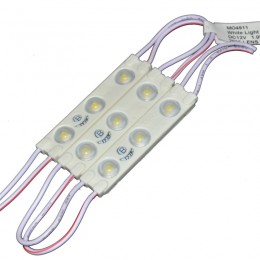 Optonica LED MODUL 3-2835/160°/ DC12V / 1W / 58x12mm/ hideg fehér /MO4511