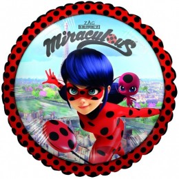 Katicabogár és Fekete Macska k Miraculous- Katicabogár és Fekete Macska fólia lufi 43cm