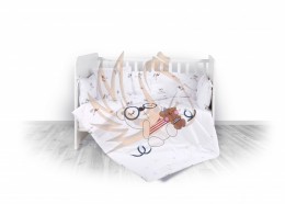 LORELLI 5 részes ágyneműgarnitúra - Bear Beige
