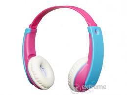 JVC HA-KD9BT gyermek bluetooth fejhallgató, rózsaszín-kék