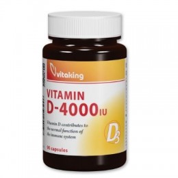 Vitaking D-4000 Vitamin kapszula 90db