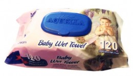 Aquella Nedves Toalett Papír 120db/csomag
