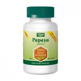 Zöldvér Papaya 100% tabletta 78db