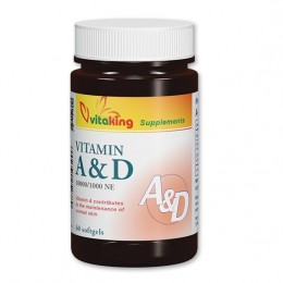 Vitaking A&amp;D Vitamin 60 kapszula