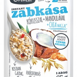 CORNEXI ZABKÁSA KÓKUSZOS-MANDULÁS CHIA MAGGAL, ÉDESÍTŐSZERREL 65g