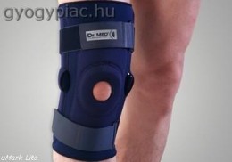 Dr. Med Oldalsines térdvédő - patella gyűrűvel neoprén anyagból
