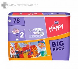 BELLA BABY HAPPY MINI 3-6KG 78 db/cs