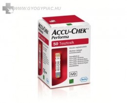 ACCU CHEK PERFORMA Vércukormérő tesztcsík 50 db