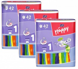 BELLA BABY HAPPY NEW BORN 2-5 KG 42 db/cs