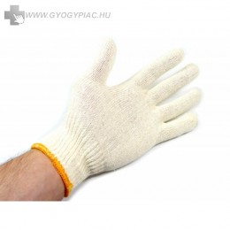 3 szálas 100 % Pamut cérna kesztyű 1 pár