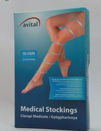 AVITAL AF comb/gyógyharisnya II. kompressziós hatás 20-30 MMHG 280 den