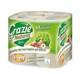 Grazie Natural Öko toalettpapír 2 rétegű 8 tekercses GN